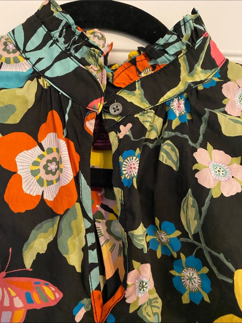 J. Crew Liberty Print Sleeveless Floral Top - Picture 6 of 6